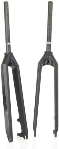 BSFHQS Fourches Rigides en Carbone 26 27,5 29 Pouces Fourches Avant Universelles VTT Fourches Droites De 28,6mm Frein À Disque Fourche Dure À Libération Rapide 9 Mm QR(29in)