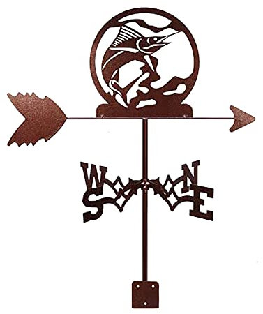 BGFYUSF Girouette Perroquet, girouette de Jardin rétro, indicateurs de Direction du Vent, Outils de Mesure,Style 2