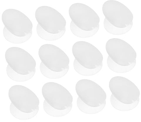 FRCOLOR 12pcs Lip Brush Dust Cover Silicone Makeup Brush Protectors for Lip Mask Prevent Lost and Contamination