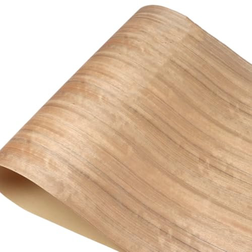 Plaque de placage en bois de noyer de 0,25 mm de large, 2,5 x 0,58 m, idéale pour les projets de bricolage, les retouches murales, la décoration de porte d'armoire et la rénovation de meubles