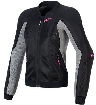 Alpinestars Stella Troop-Air Pro Damen Protektorenjacke, schwarz/grau/pink, XS | CE-Protektoren