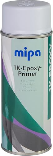 Parts Panel Mipa 1K Epoxy Primer Spray Grey | 400ml Anti-Corrosion Aerosol for Car Panels, Metal & Auto Repairs | Fast-Drying, Adhesion Promoter & Rust Protection Primer