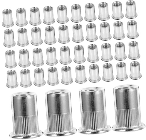 Gatuida 50 pezzi Rivetti Filettati in Acciaio Inossidabile Inserti Resistenti per Fissaggio M8-125 50 Pezzi