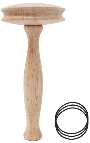 Stopfpilz Holz Set - Stopfpilz Mit Spannring, Stopfzubehör Nähen Kit Mit Nähnadeln Und Stopfei Aus, Stopfgarn Werkzeug Set Zum Stopfen Von Sockenlöchern Und Anderen Häkel/Strickarbeiten