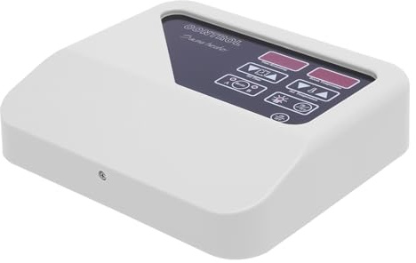3-9KW Saunasteuergerät, 220-240V Saunasteuerung Steuergerät Heizung Digital Sauna Externe Steuerung Typ 40-105℃ für Saunen, Wellnesszentren und Hotels, Weiß