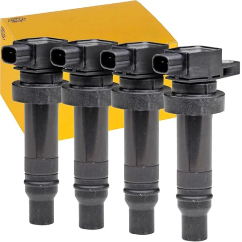 4 Hella Zündspule | 4x 5DA 193 175-481 passend für i20 ix20 i30 Accent 4 Ceed Venga Rio 3