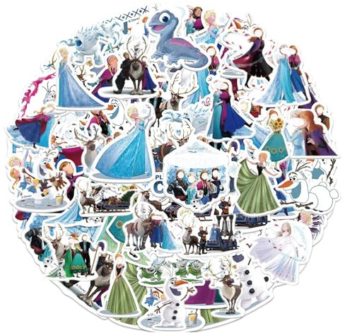 Feliciay 100 Stück Aufkleber Set, für Laptop Stoßstange Wasserflaschen Computer Telefon Cartoon Anime Aufkleber, für Kinder Teenager Erwachsene Sticker für kreative Projekte