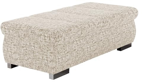 Mirjan24 Polsterhocker Bangkok groß, Sitzbank Hocker Sitzhocker Modern Pouf Sitzmöbel Fußbank (Bella 05)