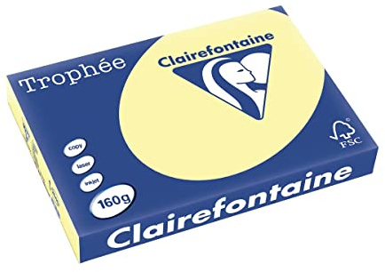 Clairalfa 2640C Multifunktionspapier, DIN A3, 160 g/qm gelb