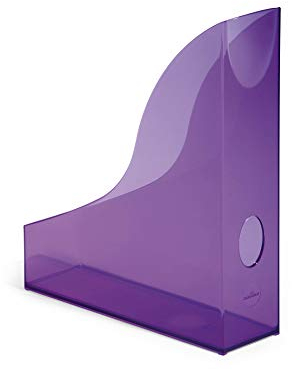 DURABLE Hunke & Jochheim Stehsammler BASIC, Polystyrol, 73x306x241mm, transluzent lila