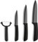 Amefa AUENTHAL Keramikmesser Set | 4-teilig | Klingen aus Keramik | Extrem scharf und leicht | Kochmesser, Allzweckmesser, Spickmesser & Schäler | Keramik Messerset, 9370CEZN53Z09, Mehrfarbig