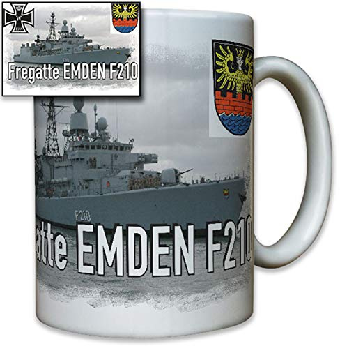 Fregatte Emden F210 deutsche Marine Schiff Wappen Abzeichen - Tasse #8239