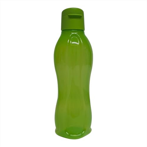 Tupperware to Go Eco 750ml Eco Easy Flip Top Trinkflasche EcoEasy für Kohlensäure neongrün