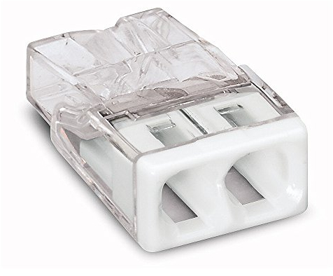 Wago 2273-202 Pluggable Terminal Block, 2 Wege, 450V, 24A, 50