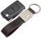 KASER Cover Guscio Scocca Chiave Telecomando 2 Tasti compatibile per Peugeot 107 207 307 407 308 409 407 607