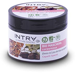 Shampoo per capelli Harbor Intra – maschera bio lucentezza semi di lino e jojoba 250 ml