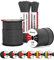 Brotree Paracord 550 4mm 50M 100% Nylon Seil Schnur Typ III mit 7 Stränge für Survival, Outdoor, Armbänder, Hundeleine - Bruchlast 250kg (Schwarz)