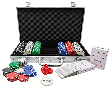 #winning 300 Piece Poker Set including Chips - Professional Edition