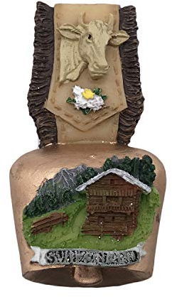 Schweiz 3D Kamel Glocke kühlschrankmagnet Tourist Reise Souvenirs handgemachte Harz Handwerk magnetische Aufkleber Home küche Dekoration Schweiz kühlschrankmagnet Sammlung Geschenk