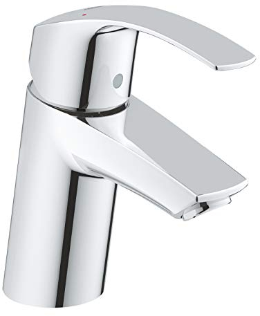 GROHE Eurosmart | Badarmatur - Einhand-Waschtischbatterie | S-Size | Einlochmontage; einstellbare Mengenbegrenzung | chrom | 23922002