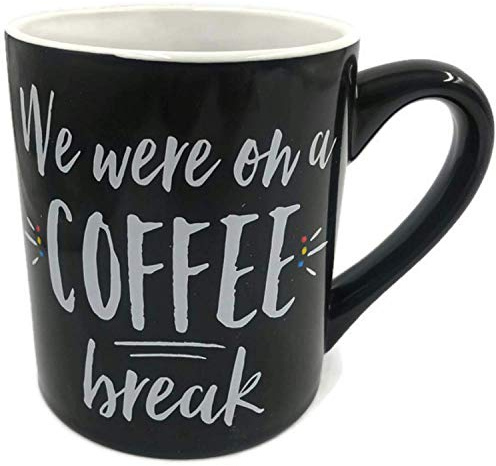 Silver Buffalo Friends Central Perk Keramik-Kaffeetasse mit Aufschrift We Were On A Coffee Break, 400 ml