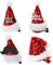 PRETYZOOM 4 Stücke Mini Weihnachtsmütze Haarspange Weihnachten Haarklammern Glitzer Nikolausmütze Haarschmuck Baby Kinder Mädchen Damen Weihnachtsmann Kostüm Zubehör