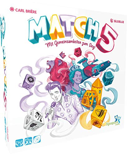 Heidelberger Spieleverlag Match 5 - Synapses Games - Deutsch - Partyspiel - Für 2-8 Personen - ab 10 Jahren
