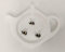 Dandelion Collection Bumble Bees Fine Bone China Teabag Tidy - Yellow and Black, Rectangular, Ceramic