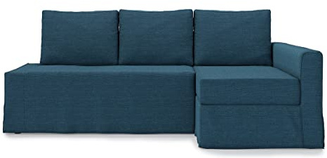 FMCTL Easy Fit Friheten Couchbezug Ersatz für IKEA Friheten Sofabezug, Friheten Sleeper Sofabezug (Chaise auf rechts-dunklem Ozean)