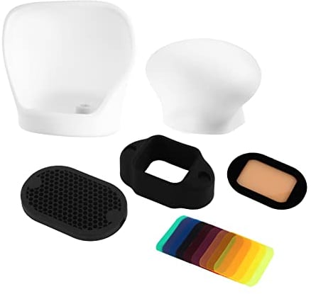 Easy Hood Diffusore Flash Kit di accessori per Flash Speedlite con Softbox Diffusore Adattatore magnetico universale per Flash Canon, Nikon, Sony, Godox Speedlight