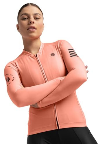 SIROKO - Langärmeliges Radtrikot für Damen M2 Ardenas - XS - Lehm