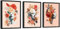 EXCOOL CLUB Blumenkopf Frauen Wandkunst – 30,5 x 40,6 cm, abstrakte Kunst, Wanddekoration, Frauenbilder, moderne weibliche Poster, Frauenkopf-Drucke für Schlafzimmer, Büro, Dekoration (ungerahmt)