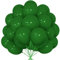 30 Pezzi Palloncini Verdi lattice Verde Scuro Opaco 12 Pollici con Nastro per Ragazze Ragazzi Festa di Compleanno Matrimonio Bridal Baby Shower Anniversario Wild Safari Animal Jungle Party Decorazioni