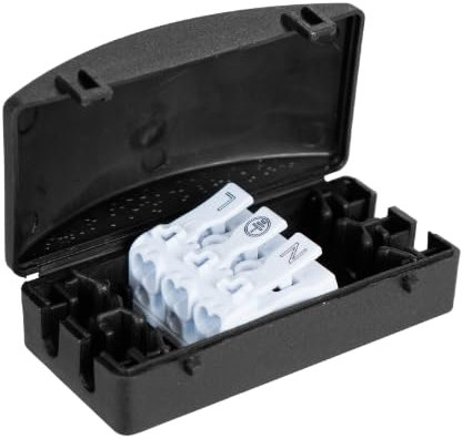 Boîte de jonction pour luminaire 3P 73x27x37mmSOLERA BK-L3P