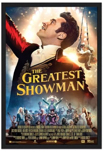 EVMILA Filmposter The Greatest Showman, dekoratives Gemälde, Leinwand-Wandposter und Kunstdruck, modernes Familienschlafzimmer-Dekor-Poster, 30 x 45 cm