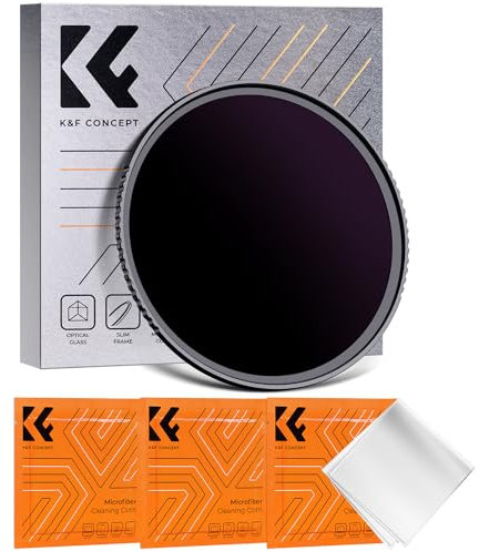 K&F Concept 77mm ND100000 Optical Glass Filter Neutral Density 16.5 Stop ND