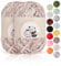 Aeelike 2 Pack Chenille Garn, Chenille Wolle zum Häkeln Stricken Decke, 80m / Knäuel weiches, super sperriges Garn, flauschiges Samtgarn für Anfänger und Stricker, DIY Handwerk, Panther Pink