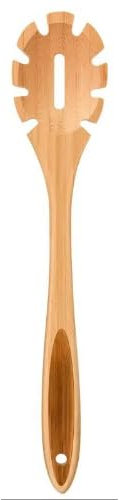 LorisArm 12.5 Bamboo Spaghetti Server, Wooden Pasta Fork and Noodle Spoon