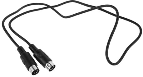 GREENADSCAPE Instrument Editing Line Synthesizers Audio Midi Extension Cables Audio Midi Cables Midi Cable for Keyboard Professional Instrument Cable Midi Cord Instrument Cables Pvc Black