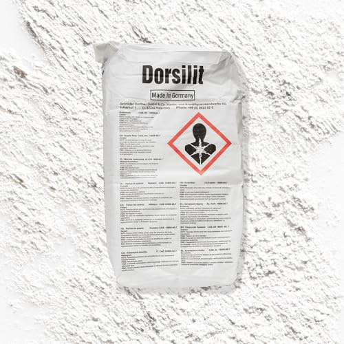Quarzmehl 25kg feinpulveriger Füllstoff für Epoxidharz, Mineralfüllstoff Bastel - & DIY Projekte