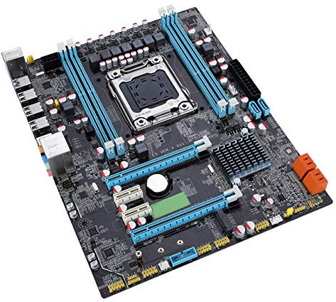 Qukaim Para placa base PC DDR3 RAM 2011 PIN, chipset actualizado Dual USB I/O, 4 x DDR3 PCIE, Gigabit NIC, para placa base Intel H61