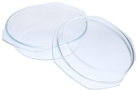 Cabilock Cacerola De Vidrio Para Microondas y Horno Tapa Lavavajillas Utensilios De Cocina