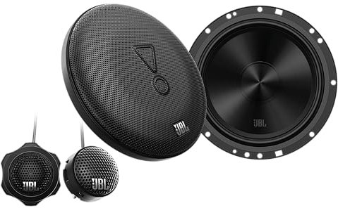 JBL Stage2 GEN2 65C – 6.5 Inch (165mm) 2-Way Component Car Speakers – 90W RMS – 270W Peak – 2 Woofers + 2 Tweeters Audio – with Grilles – Easy Install – OEM Fit