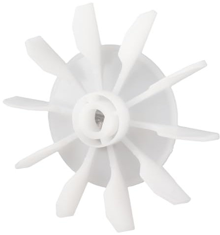 BAFOVY 135mm Small Air Compressor Fan, Plastic Fan for Electric Motor, Air Compressor Accessory, Direct on Line Motor with 14mm D-Shaped Shaft Hole, Exquisite and Compact,
