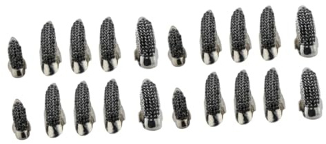 FOMIYES 2 Ensembles Anneaux De Style Gothique Punk Longues Pour Cosplay Décoration Noir 10 Pièces * 2