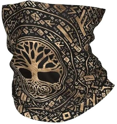 Generisch Wikinger Schlauchschal Lebensbaum Halstuch Multifunktionstuch Bandana