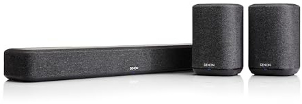 Denon Home Kabelloses 5.0 Dolby Atmos Surround Sound System, 550 Soundbar + 2X 150 NV Lautsprecher