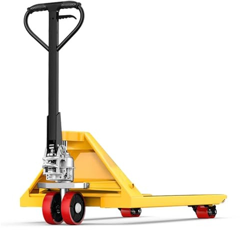 Handhubwagen 2000 kg Tragkraft mit PU-Rädern, Industrieller Palettenhubwagen, Dichte Pumpe, Perfekt für Lager und Werkstatt(26.9in/68.5cm)