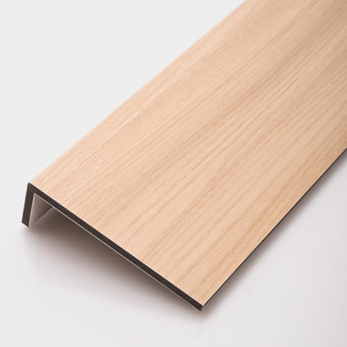 wasserdichte Fensterbank Verkleidung Innen Holzmaserung - Acryl-Kunststoff Fensterbrett-Abdeckung - Innenfensterbank Fensterbänke für Fenstersims Renovierung(50x10cm)