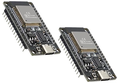 ESP32 NodeMCU Board mit CH340 Mainboards Ulegqin ESP32 USB C Entwicklungsplatine mit ESP 30 Pins 2.4 GHz WiFi + Bluetooth Dual Cores Typ-C Schnittstelle kompatibel mit Arduino